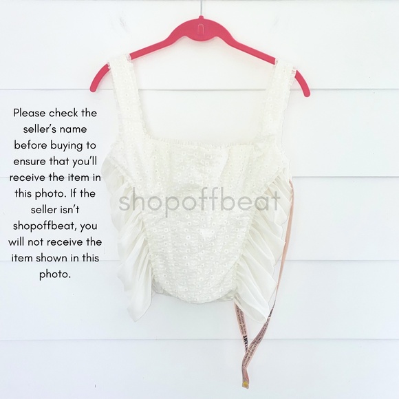 NEW House of CB Catalina Top White Large - Picture 15 of 17